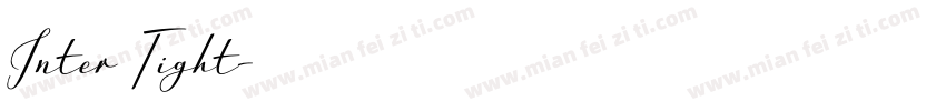 Inter Tight字体转换